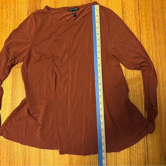 Eileen Fisher Top Long Sleeve Winter Spring Career Casual size PP/PTP 2 Pf6 - Picture 4 of 13